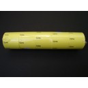 Etykieta cenowa na rolce duża żółta 50x30 mm – 5 szt.                       