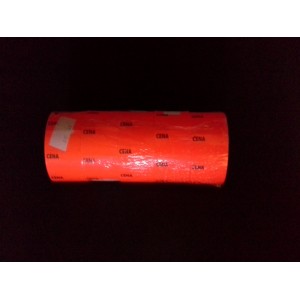 Etykieta cenowa na rolce mała pomarańczowa 20x35 mm - 5 szt.