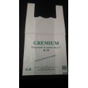 Reklamówka 30x55 cm biała GREMIUM - 50 szt. 51 MIK